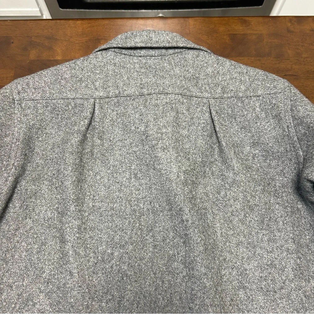 Jil Sander classic wool shirt jacket in gray Women’s Size 34 or US Small - Picture 5 of 12
